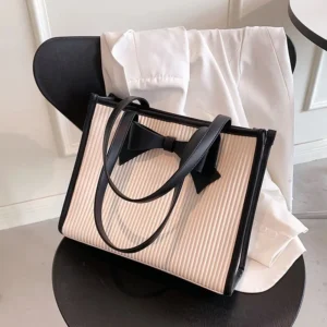 Luxe Ribbon Tote Bag