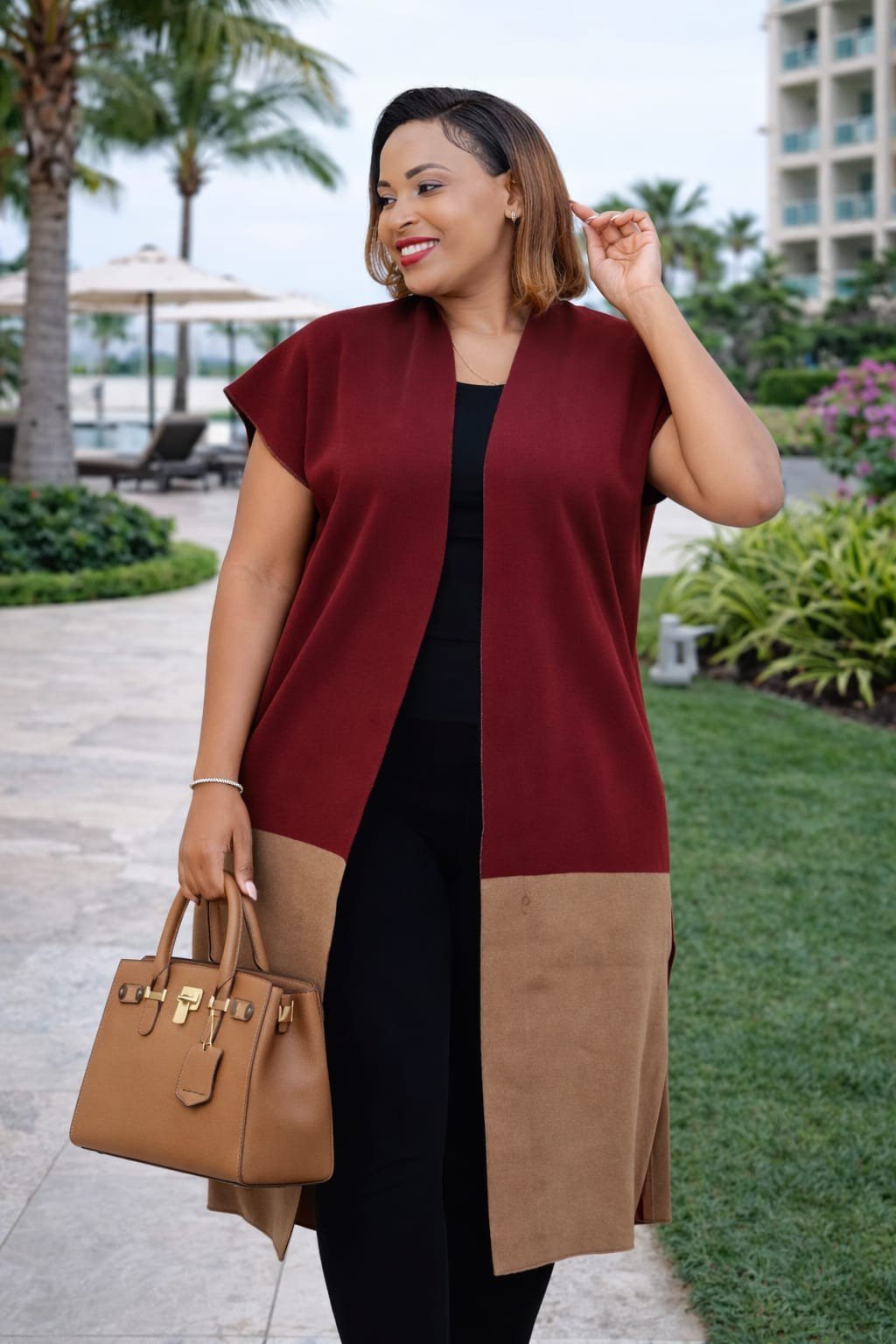 Sienna Luxe Sleeveless Coatigan
