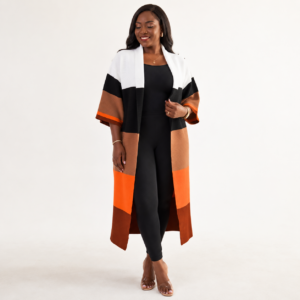 The Monaco Colorblock Coatigan