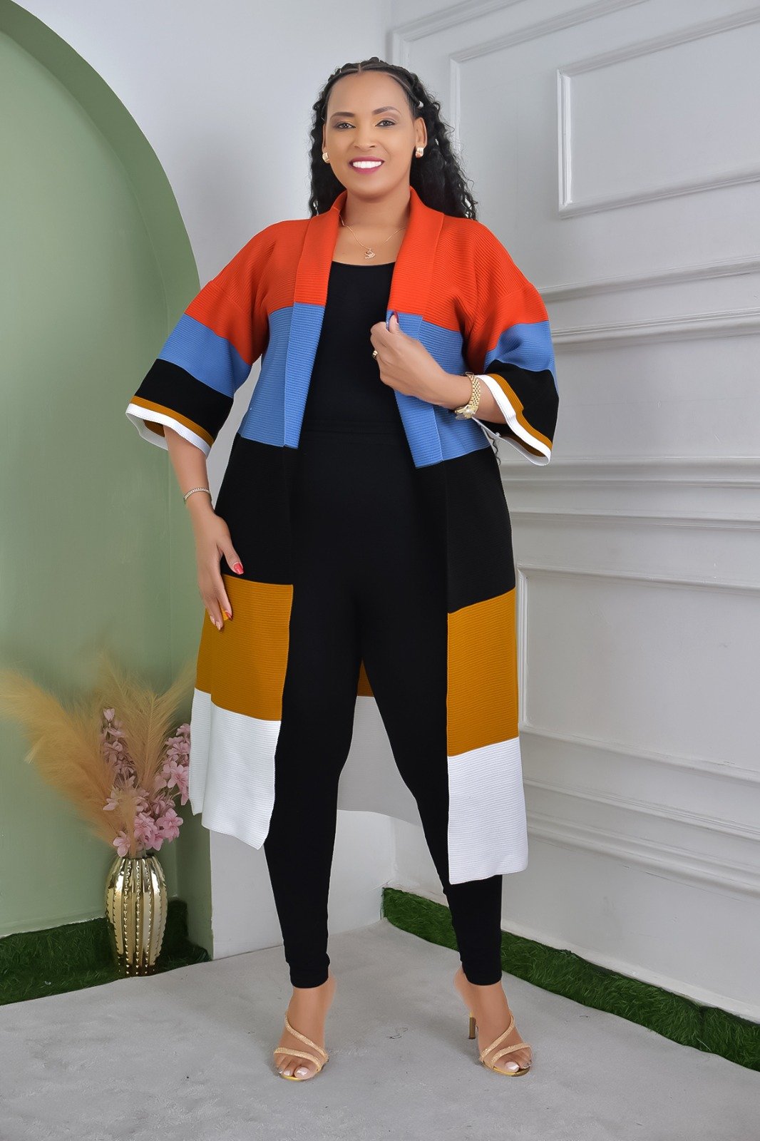 The Monaco Colorblock Coatigan - Image 4