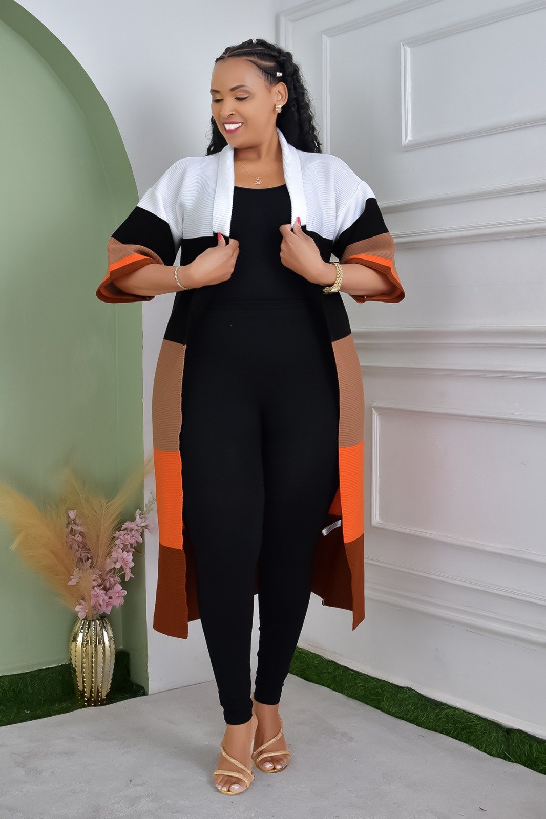 The Monaco Colorblock Coatigan - Image 3