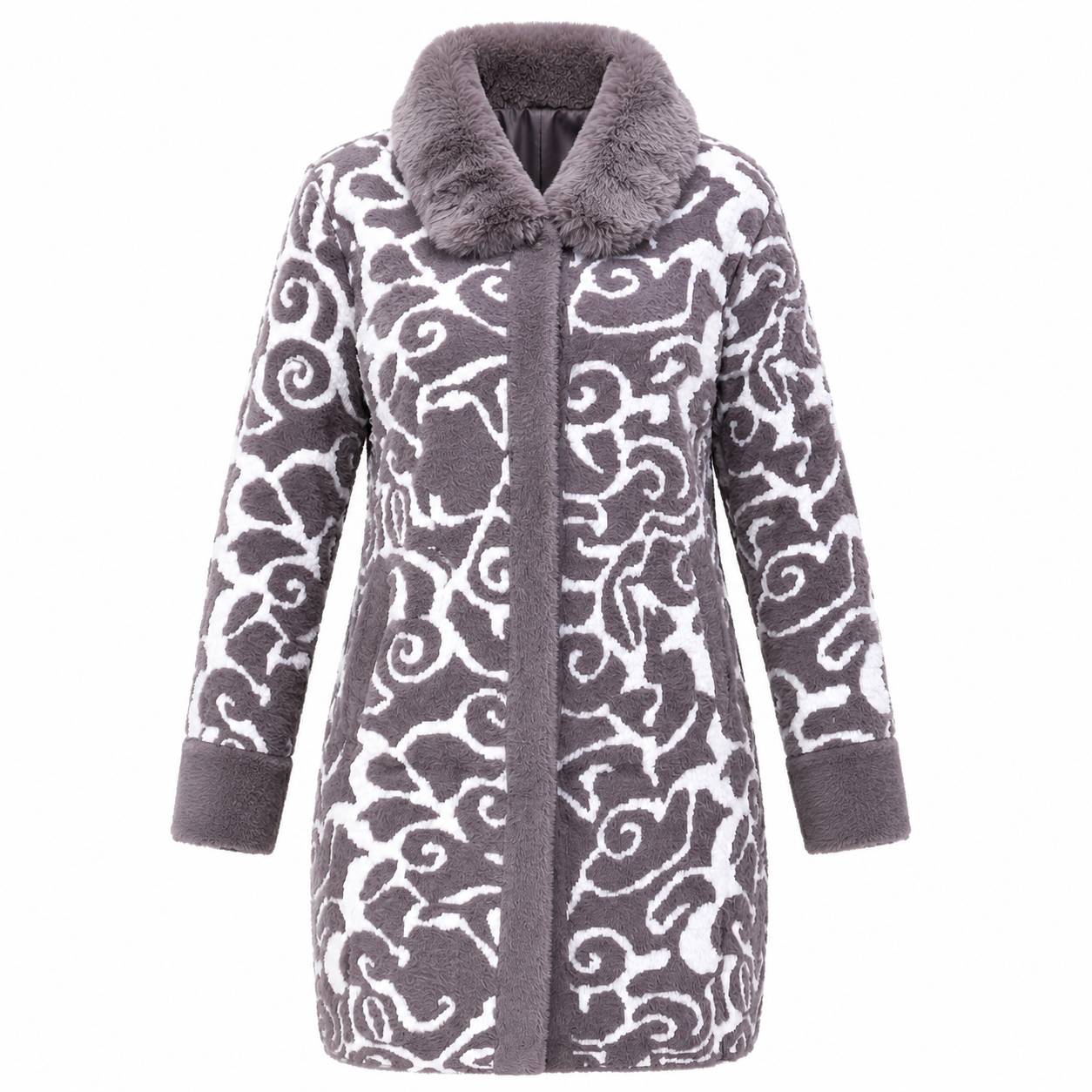 Élise™ Longline Knit Winter Cardigan - Image 3