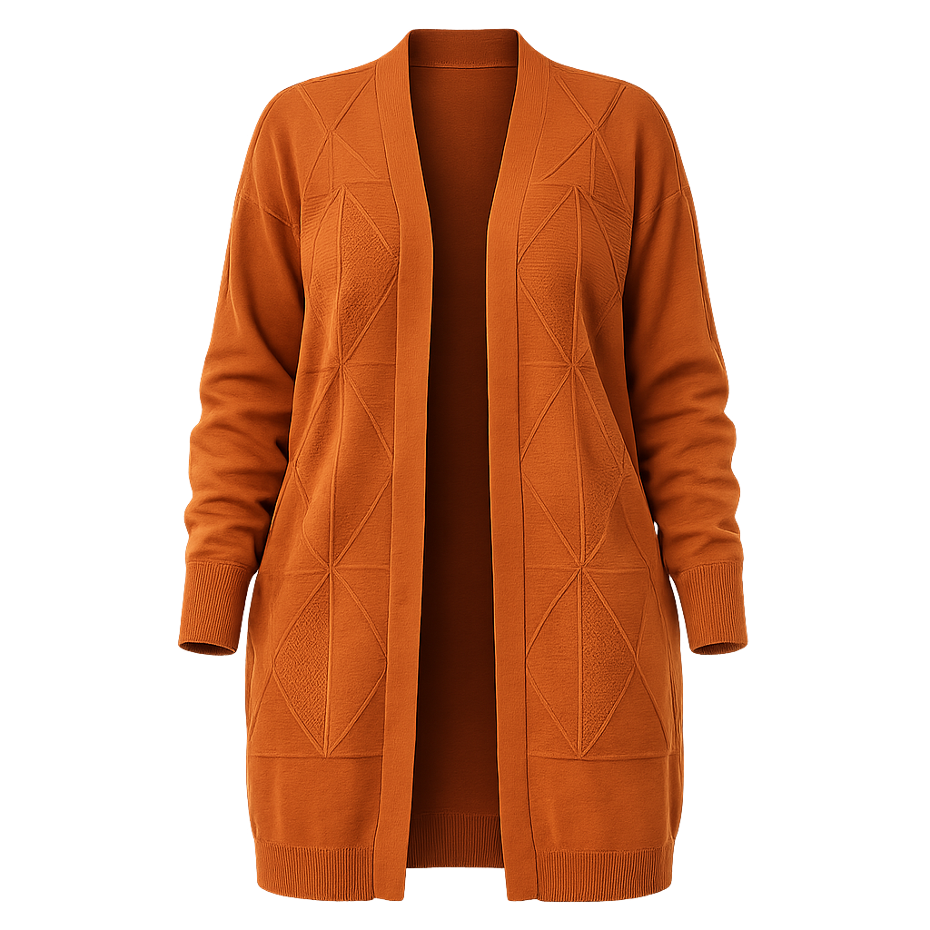 Aurelia Luxe™ Textured Knit Cardigan - Image 10